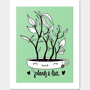 Plants and Tea Posters and Art